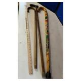 (3) WOODEN CANES (ATG)