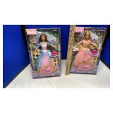 (2) BARBIE PRINCESS PAUPER & (2) MARY POPPINS
