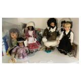 DUCK HOUSE, ALASKAN FRIENDS & MISC. DOLLS