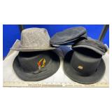 (5) HATS OF DIFFERING STYLES