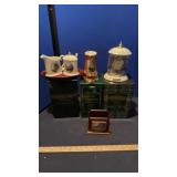 THOMAS KINKDE CREAMER SET, LIGHT HOUSE & LAMP