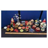 CHRISTMAS DECORATIONS, SNOWMAN, SANTAS & OTHERS