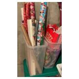 WRAPING PAPER, GIFT BAGS & HOLIDAY RIBBON