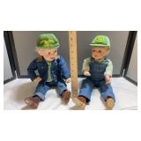 2-JOHNNY & BILLY PORCELAIN DOLLS