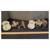 (2) CRYSTALE ELECTRIC WALL LIGHTS