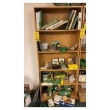 WOOD BOOK SHELF  MEASURES 30' X 12' X 71' T