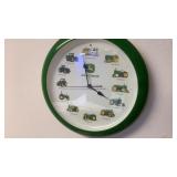 JOHN DEERE BATTERY CLOCK