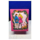 BARBIE DOLL TRUNK W/ DOLLS & DOLL CLOTHES