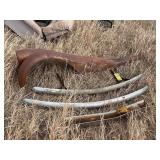 CAR FENDER & (2) CHROME BUMPERS