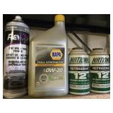 METAL SHELF W/ PARTS CATALOGS, MODEL AIR PLANE &