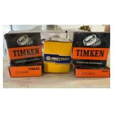 (4) TIMKEN ROLLER BEARINGS , OIL FILTER &