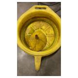 (2) OIL PANS & FUNNEL