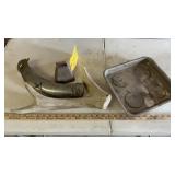 ELK HORN, MAGNET TRAY, COW BELL & PHONE