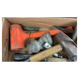RUBBER MALLET, AXE HEAD, HAMMERS AND MORE