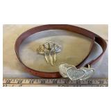 MONTANA SILVER BELT BUCKLE & MONTANA SILVER -