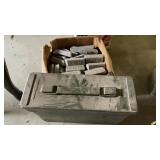 BRASS CASINGS, AMMO CAN & LEAD BARS