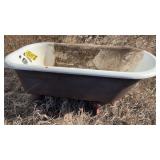 (2) CAST IRON BATH TUB (MISSING TWO FEET)