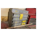 PARTS BIN W/VEHICLE HARDWARE, CLIPS ETC.