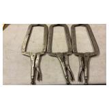 (3) VISE-GRIP WELDING CLAMPS
