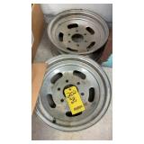 (2) FIVE LUG 15' RIMS