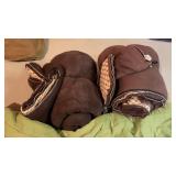 SLEEPING BAGS, RUGS & CART