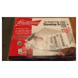 BUDWEISER STOVETOP SMOKER, STEMWARE & TUPPERWARE