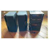 JVC STEREO W/CORDS & MANUAL