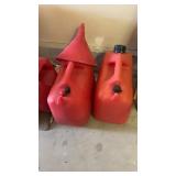 (4) GAS CANS & ICE MELT