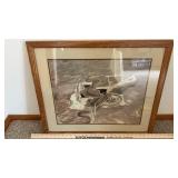 (2) CAROLYN BLISH WALL HANGINGS & TRITON COAL
