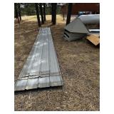 (40) SHEETS OF 23' USED METAL ROOFING
