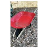 METAL WHEELBARROW