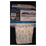 NIB air mattress with new sheets and air pump