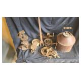 antique gears and pulleys, Palmolive Peet Co