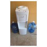Primo Top Load White Water cooler with 3 bottles