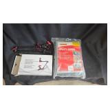 NIB 8x10 tarp and NIB super clamp