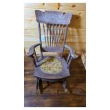antique rocking chair, restore piece