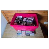 Entire tote of cassette tapes, mixed genre