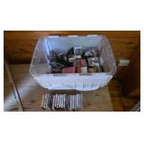 Entire tote of cassette tapes, mixed genre