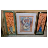 southern artwork, 3 pieces