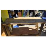 live edge used as a bar