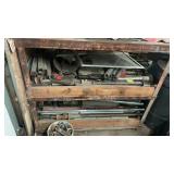 SCRAP IRON W/METAL TABLE