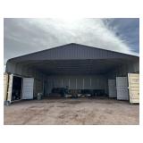 VERSATUBE 40' X 40' X 14' TALL CONTAINER ENCLOSURE