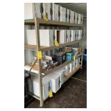 METAL SHELF MEASURES 102'W X 30'D X 72'T