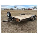 2013 INNOVATIVE FLAT BED TRAILER 18'X8'