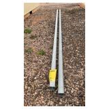 (2) 2'X2' SQUARE METAL 14' LONG