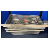 Kitchen utensils & stainless steel baskets