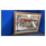 Budweiser Mirror & Bud Light chalkboard