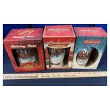 (5) BUDWEISER & (1) MILLER STEINS