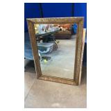 Mirror Framed Gold Painted measures 29 1/2  X 42