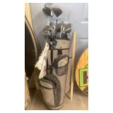 Golf Clubs Ping Irons, Golf Bag Miller & misc club
